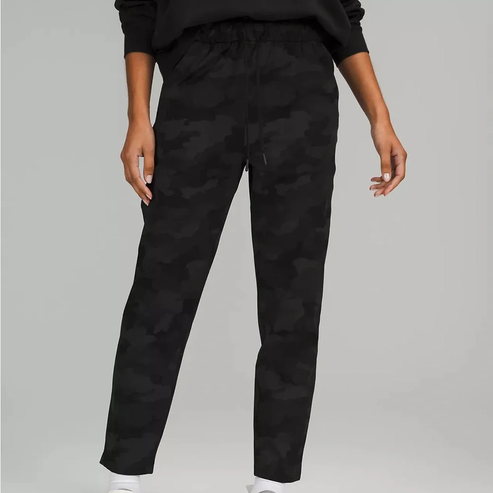 Lululemon Keep Moving Pants Joggers Black Camo 2 Lulu Pants - Picture 2 of 11